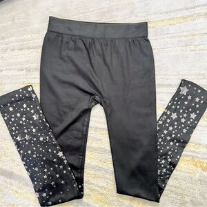 Electric Yoga Stephanie Bohbot Black Stars Leggings Size XS / S
